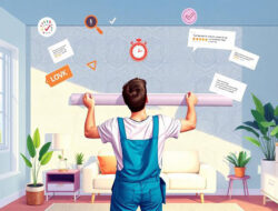 Bisnis Rumahan Jasa Pemasangan Wallpaper Dinding Dengan Hasil Yang Sangat Rapi